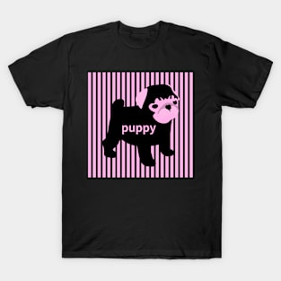 pink puppy,bulldog T-Shirt